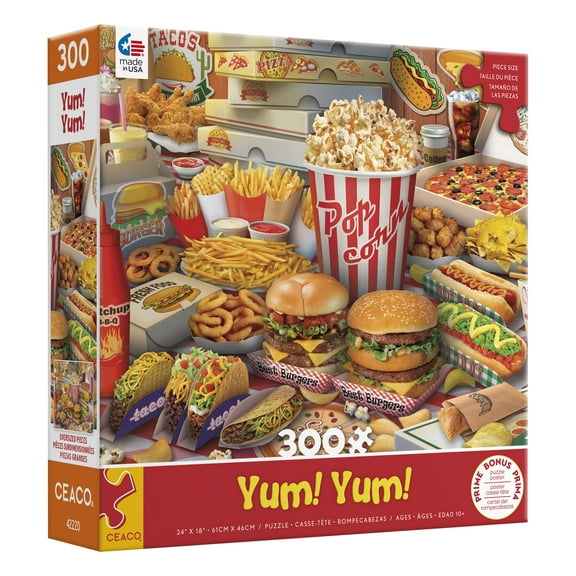 Ceaco Yum Yum (Eduard) Lisa Parker 300 Piece Interlocking Jigsaw Puzzle