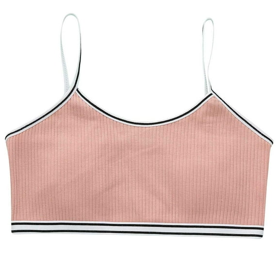 Ceangrtro Girls Underwear Bra Girls Underwear Size 8 Vest Children Adjustable Shoulder Panties for Toddler Girls 3T-4T Strap Underclothes Undies Clothes Red M