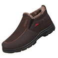 thumbnail image 1 of Ceangrtro Winter Men Snow Boots Mens 11 Boots Round Toe and Wide Boots for Men Snow Thick Bottom Slip on Mens Snow Boots Size A 40, 1 of 9