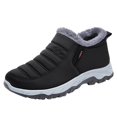 thumbnail image 1 of Ceangrtro Winter Men Snow Winter Snow Boots for Men Size 12 Boots Flat Bottom Non Men Snow Boots Size 14 Waterproof Solid Color 39, 1 of 9