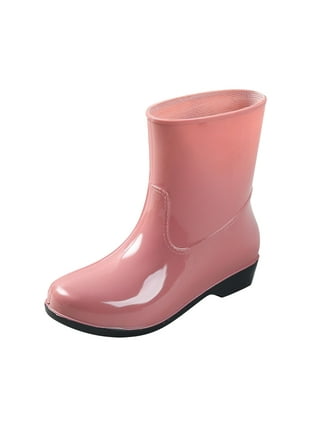 Womens Rain Boots in Womens Boots Pink Walmart