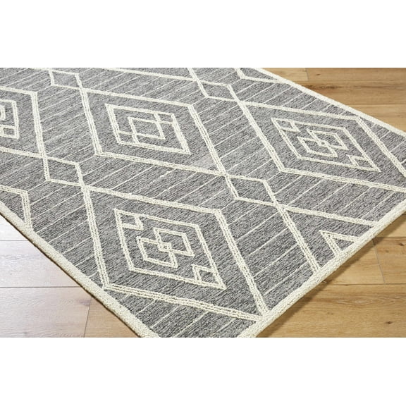 BoutiqueRugs Ceanna Bohemian, Transitional Area Rug - Gray, Off White - 2' x 3'
