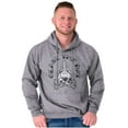 thumbnail image 1 of Cease The Day Skull Dagger Tattoo Unisex Plus Fleece Graphic Hoodie Brisco Brands 2X, 1 of 5