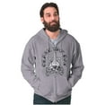 thumbnail image 1 of Cease The Day Skull Dagger Tattoo Zip Up Hoodie Men's Women's Brisco Brands L, 1 of 5