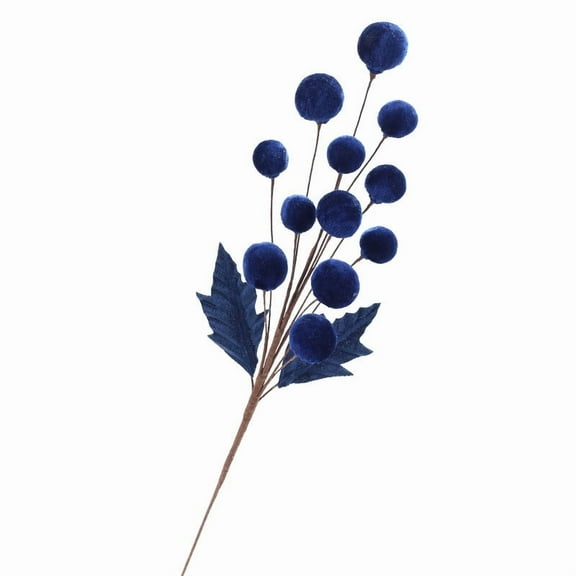 Cebalnir 1PC Christmas Ball Picks Flocked Ornaments Christmas Vase fillers for Centerpieces, Xmax Tree, Wreath, and Garland Décor, for Holiday Vision Decor Themed Decorative