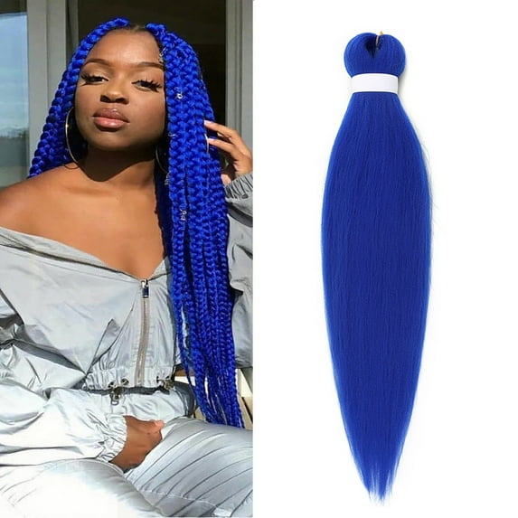 Cebalnir Braiding Hair Pre Stretched Colored Braiding Hair Extensions for Braids 26inch 1pc Hot Water Setting Soft As Human Hair Knotless Prestretched Braid Hair