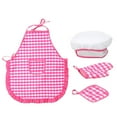 thumbnail image 1 of Cebalnir Kids Apron And Chef Hat Set, Kids Chef Costume For Boys Girls Baking Gardening, 1 of 5