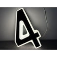 thumbnail image 1 of Cebalnir Light Up Waterproof LED Address Numbers Signs For Houses Large Personalized Illuminated Exterior Modern House Numbers Light, 1 of 2