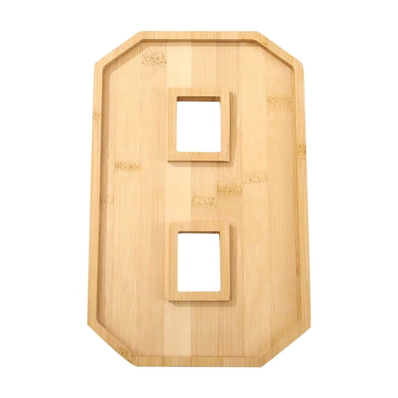 Cebalnir Number Tray Fruit Cheese Platter Vegetable Food Tray Birthday Party Snack