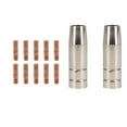 thumbnail image 1 of Cebora 130 & 110 / Snap On 130 2x Shroud / Nozzle & 10x 0.6mm Welding Tips, 1 of 9