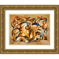thumbnail image 1 of Ceccarelli, Laura 24x19 Gold Ornate Wood Framed with Double Matting Museum Art Print Titled - Open Your Mind, 1 of 4