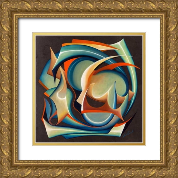 Ceccarelli, Laura 26x26 Gold Ornate Wood Framed with Double Matting Museum Art Print Titled - Inverno