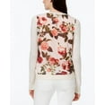 thumbnail image 1 of Cece By Cynthia Steffe Floral Chiffon-Back Cardigan Milky Petal M, 1 of 1