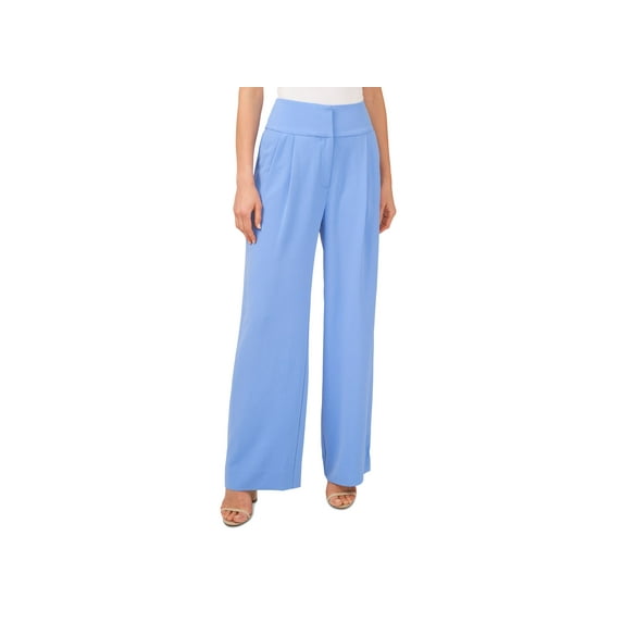 Cece Wide Leg Relaxed Twill Pant Blue Jay 14