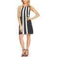 thumbnail image 1 of Cece Womens Tossed Diamonds A-Line Dress, 1 of 1