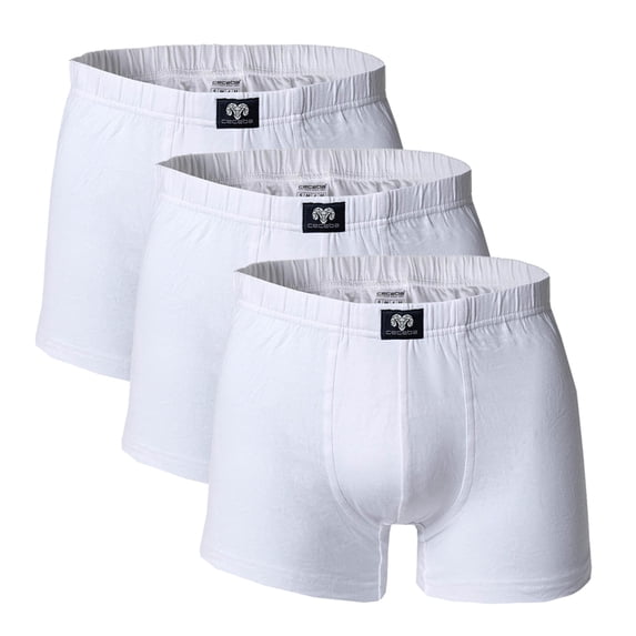 Ceceba Men Pants, 3-Pack - Basic, Cotton Stretch, M-3Xl, Plain White Xl (X-Large)