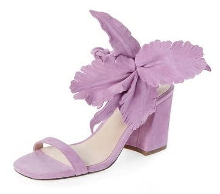 Cecelia New York Hibiscus Boisn Flower Ankle Tie Open Toe