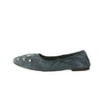 thumbnail image 1 of Cecelia New York Jacob Ink Grey Suede Elastic Designer Ballet Flat Flexible Shoe (Ink Grey, 6), 1 of 2