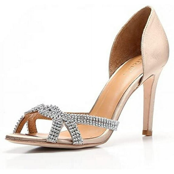 Cecelia New York Sasha Resse Nude Champagne Rhinestone Evening Formal Pumps (7)