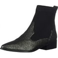 thumbnail image 1 of Cecelia New York Tomas Sock-Knit Leather Western Bootie Warm Pewter/Black (Warm Pewter/Black, 7), 1 of 5