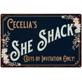 thumbnail image 1 of Cecelia's SHE SHACK Sign Metal Wall Decor 16 x 24 Matte Finish Metal 116240060448, 1 of 1