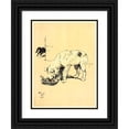 thumbnail image 1 of Cecil Charles Windsor Aldin 14x18 Black Ornate Wood Framed Double Matted Museum Art Print Titled - A Dog Day Pl 27 (1902), 1 of 5