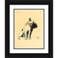 thumbnail image 1 of Cecil Charles Windsor Aldin 19x24 Black Ornate Framed Double Matted Museum Art Print Titled: A Dog Day Pl 02 (1902), 1 of 5