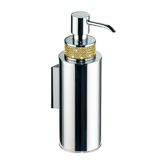 Cecilia wall soap dispenser with Swarovski crystals