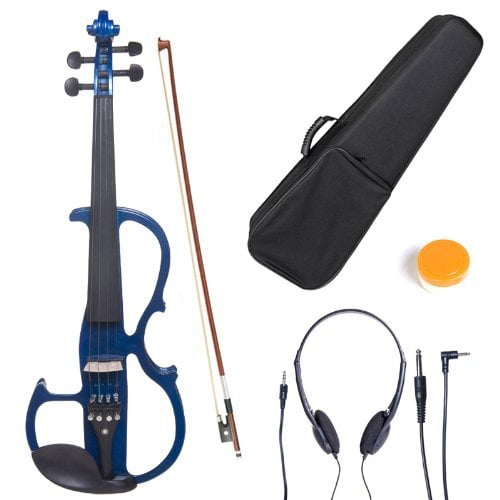 Cecilio 4/4 CEVN-2W Solidwood Pearl White Electric/Silent Violin  