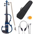 Cecilio Solid Wood Electric/Silent Violin with Ebony Fittings 4/4
