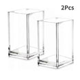 thumbnail image 1 of Cecolic 2pcs Acrylic Pen Holder Pencil Cup Desk Accessories Holder,Makeup Brush Storage Organizer for Office School Home Supplies, 1 of 10