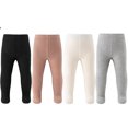 thumbnail image 1 of Cecorc Little Girls Leggings Socks Cable Knit Tights Stockings Cotton Opaque Pantyhose,4 Pack,7-8 Years,Size 8, 1 of 5