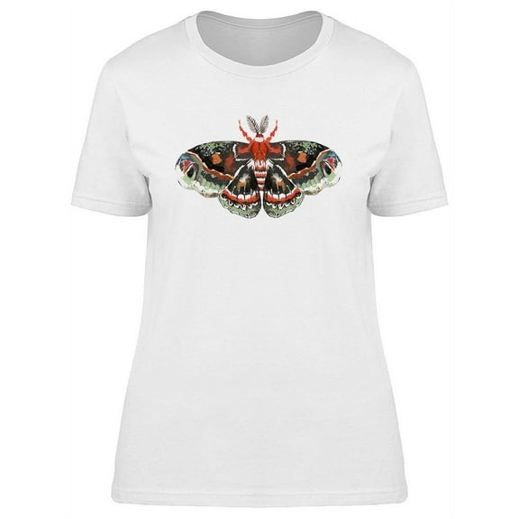 Cecropia Moth Design T-Shirt Women -Image by Shutterstock, Female 3X-Large