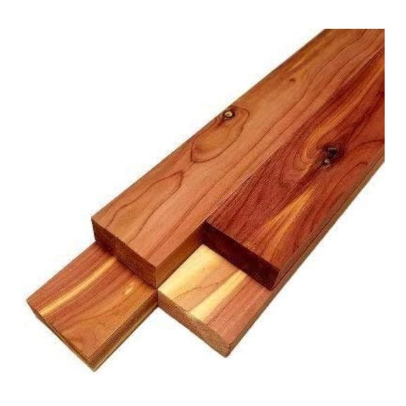 Cedar (Aromatic) Lumber - 3/4" x 3" (4 Pieces) (3/4" x 3" x 24")