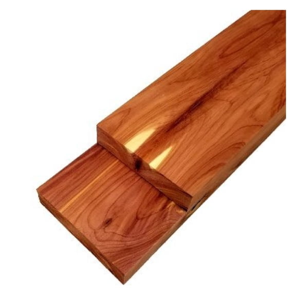Cedar (Aromatic) Lumber - 3/4" x 4" (2 Pieces) (3/4" x 4" x 36")