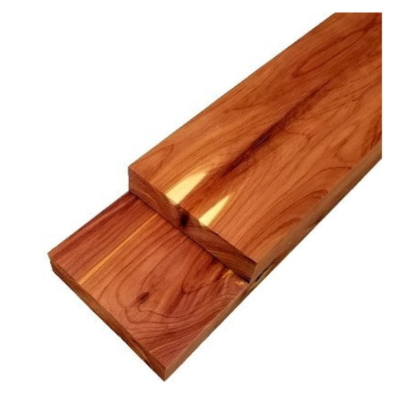 Cedar (Aromatic) Lumber - 3/4" x 4" (2 Pieces) (3/4" x 4" x ")