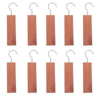 Juvale 16 Pack Cedar Hangers for Closet Storage, Cedarwood Scented Hanging Blocks for Clothes (1.8 x 0.4 x 6.5 in)