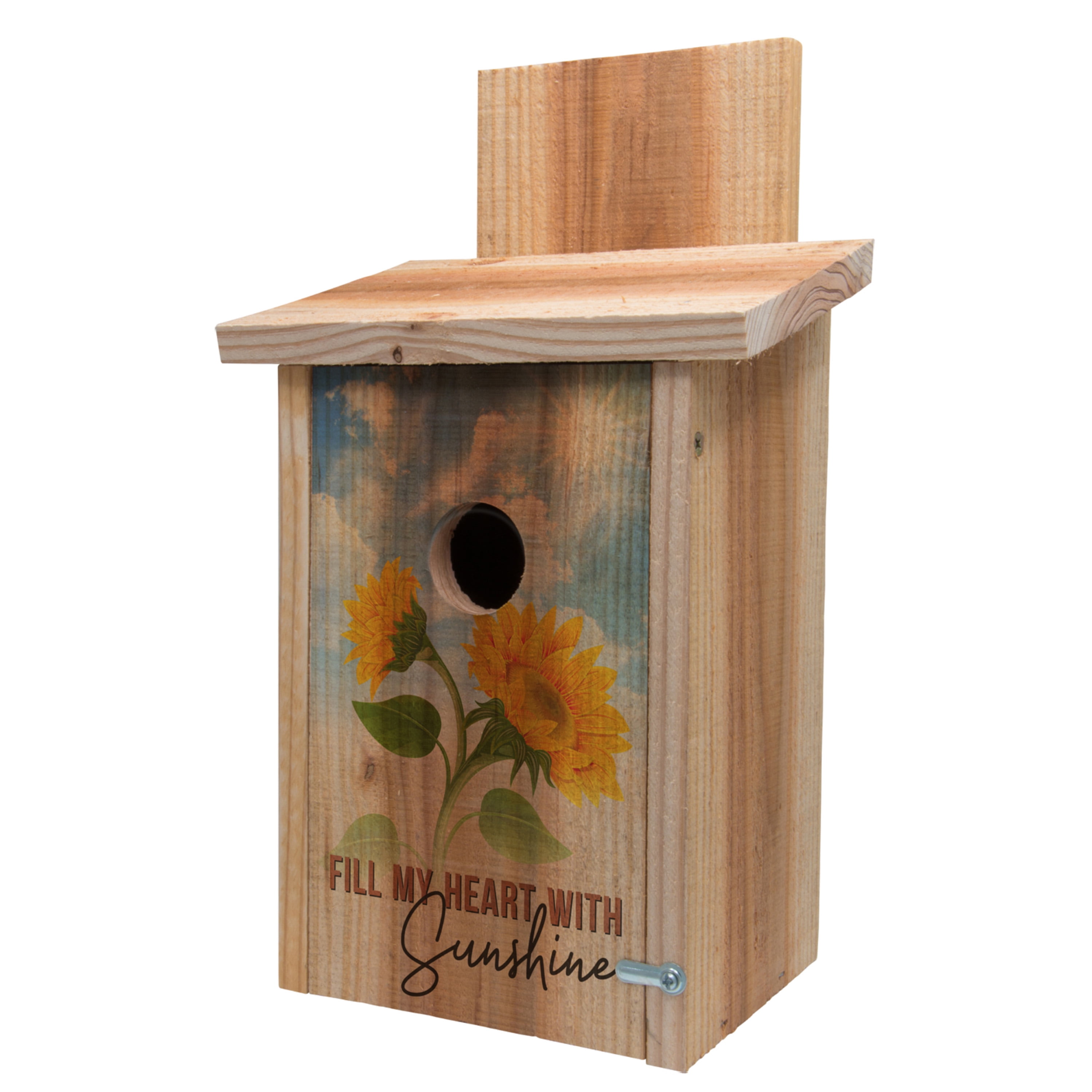 Cedar Blue Bird House Decorative Sunflower - Walmart.com