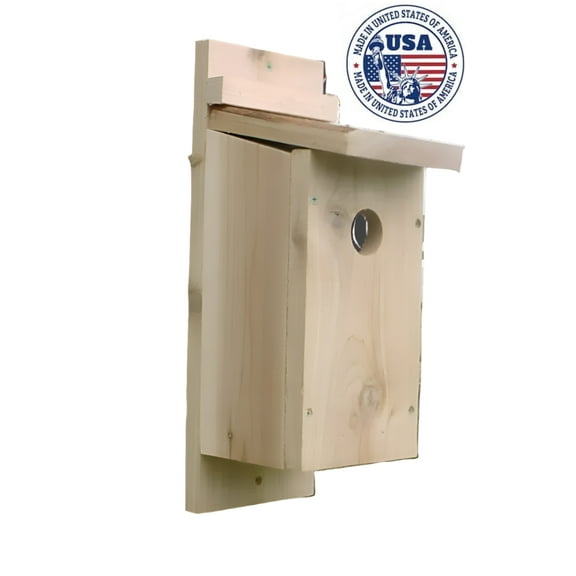 Cedar Bluebird House, 10.5", Nesting Box, Bird Houses by Mark, Made in USA
