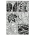 Cedar Canyon Rubbing Plates Set of 6, Leaves