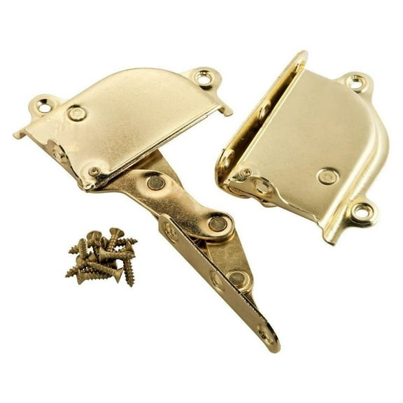 Cedar Chest Hinges - Brass Lid Support Pair - Antique Furniture Hardware Replacement - Decorative Trunk Hinges - Vintage Box Hinges - 2 Hinges