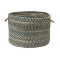 thumbnail image 1 of Cedar Cove- Light Blue 18in.x12in. Storage Basket, 1 of 1