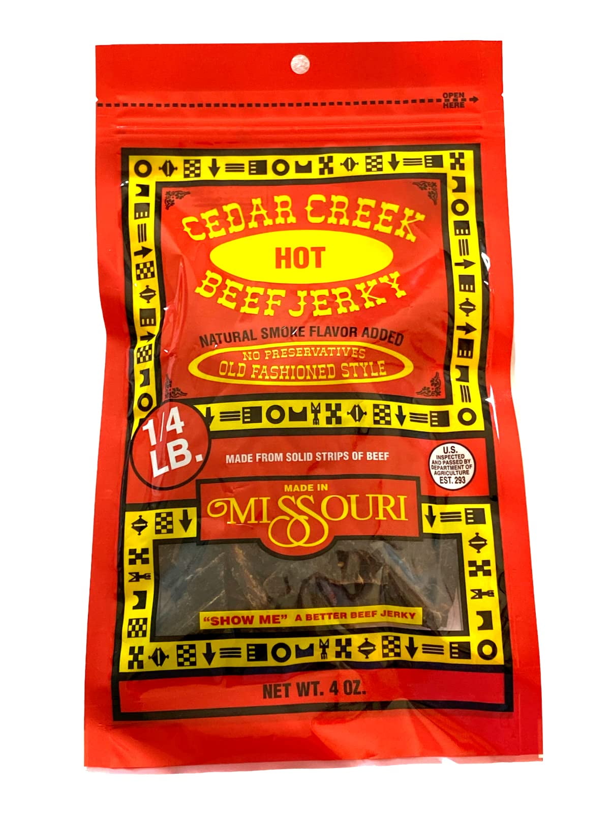 Cedar Creek AirDried AIF4 Thinly Sliced 4oz pack No Artificial