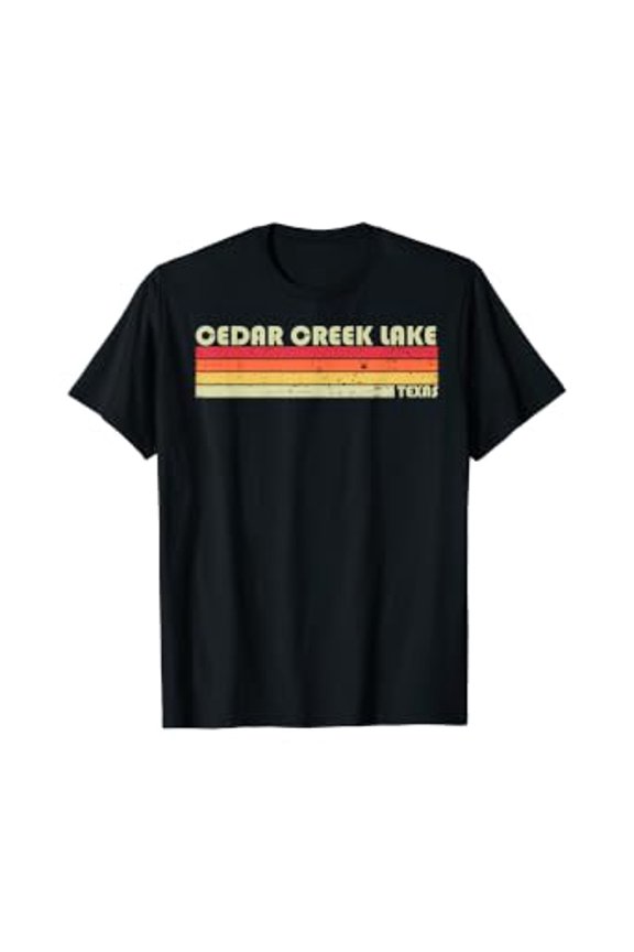 Cedar Creek Lake Texas Fishing Camping Summer T-Shirt, Unisex T-Shirt