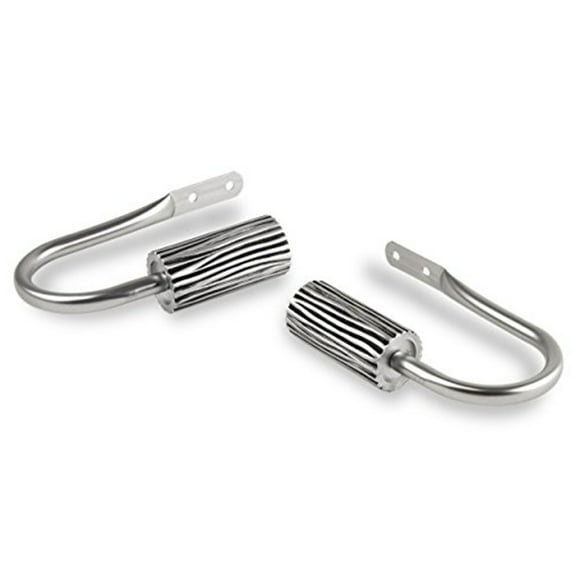 Cedar Curtain Rod Holdback-Color:Satin Nickel