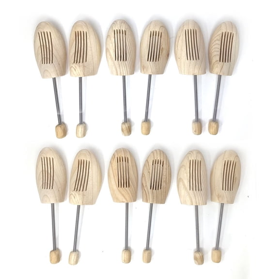 Cedar Elements Little Wholesale Program - Solid Pine Shoe Tree - 6 Pairs (Small)