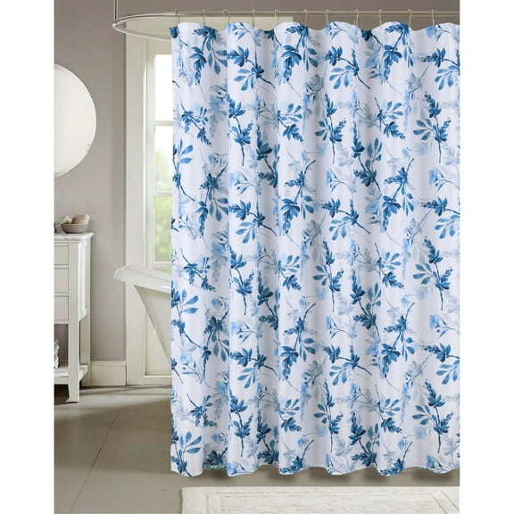 Cedar Flowers Palms Seashells Shower Curtain Collection Sawgrass