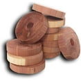 thumbnail image 1 of Cedar Fresh Red Cedar Wood Rings for Hangers | Set of 24, 1 of 4