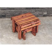 Cedar Gliding Ottoman - Brown - 19 in. - Essential for Relaxation