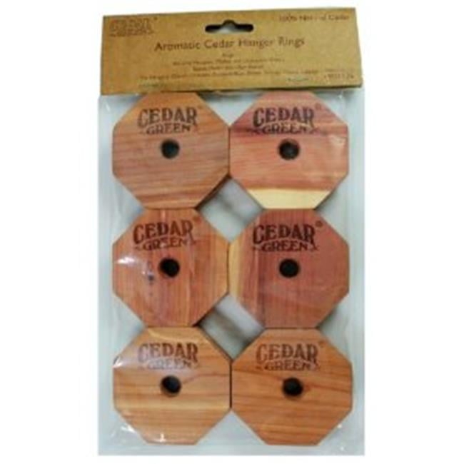 Cedar Green C312 Aromatic Cedar Rings - 36 Pieces - Walmart.com